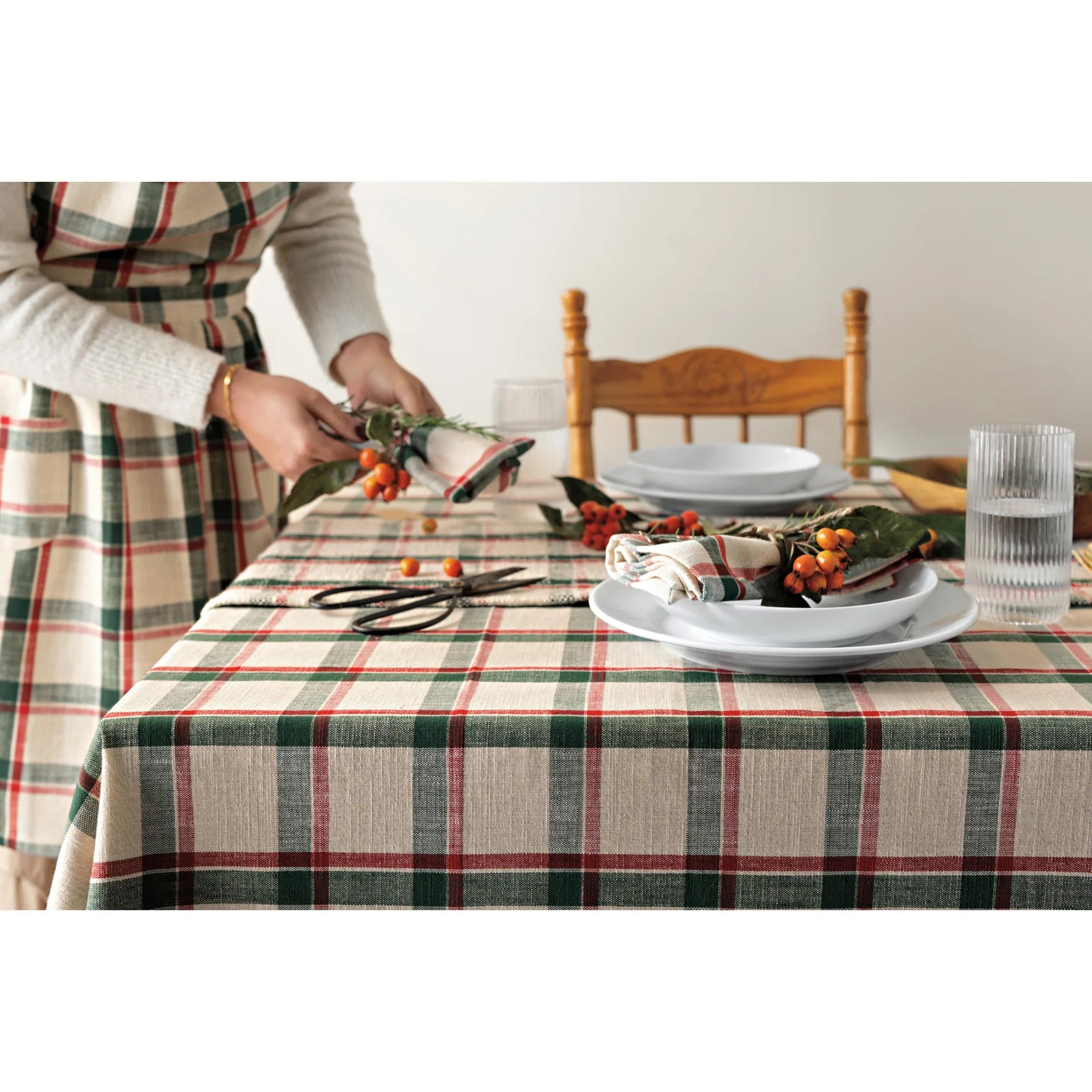 Noel Plaid Christmas Napkins - Set of 4