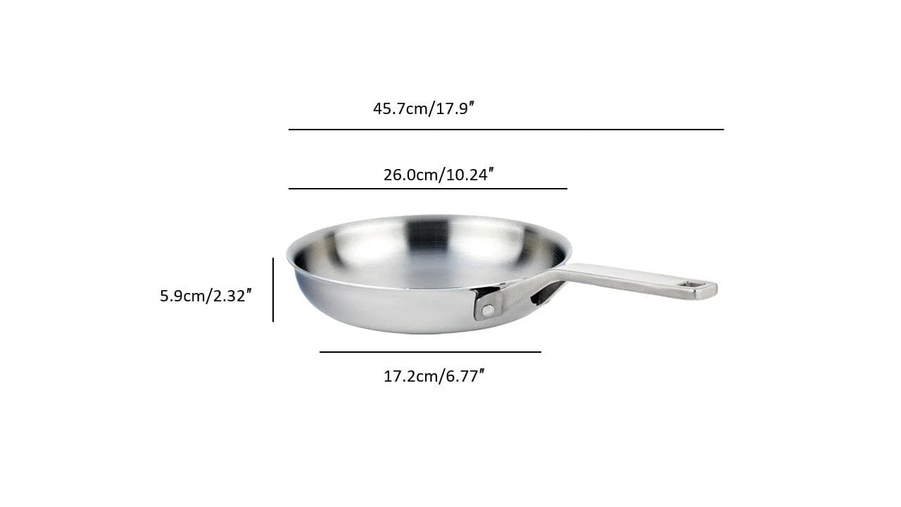 Meyer ProClad 5-Ply Aluminum Core Stainless Steel 24cm/9.4