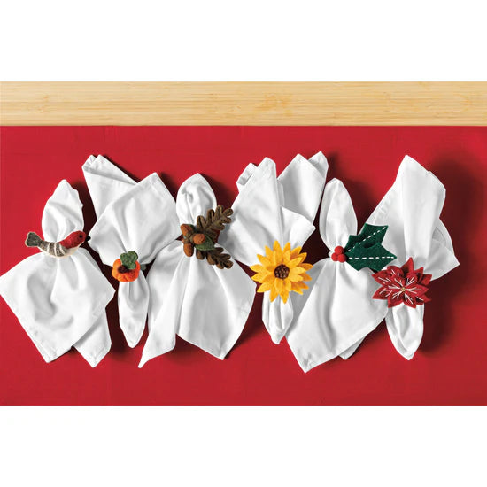 Sunflower Splendor Felt Napkin Ring