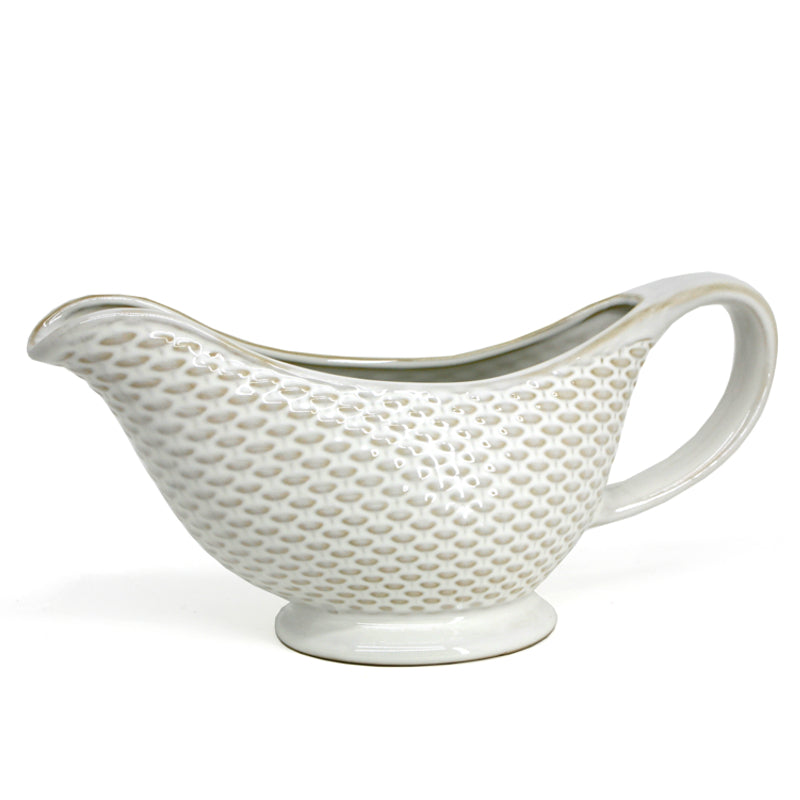 Textured Gravy Boat