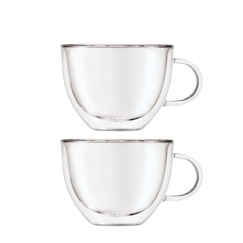 Double Walled Glass Latté Mugs