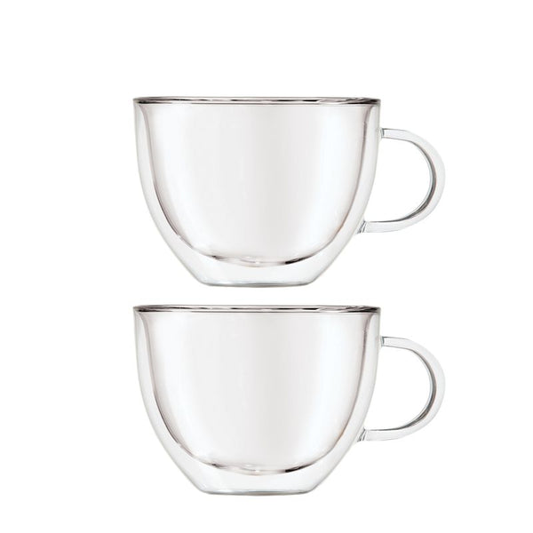 Double Walled Glass Latté Mugs