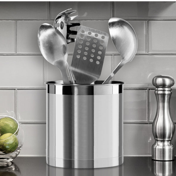 Jumbo Stainless Steel Utensil Holder