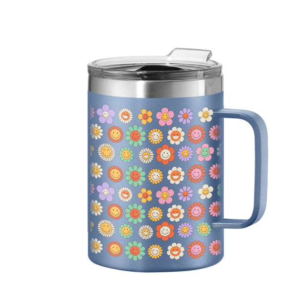 Insulated Flowers Mug