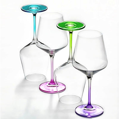 Deco Wine Glasses - Set of 4
