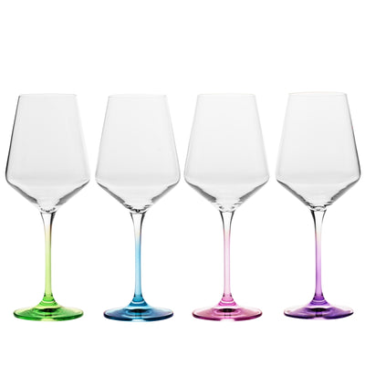 Deco Wine Glasses - Set of 4