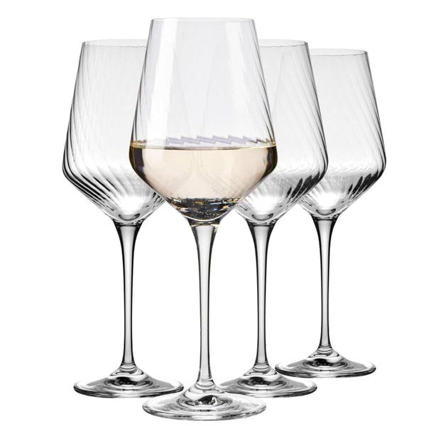 Avant-Garde Lumi White Wine Glass Set
