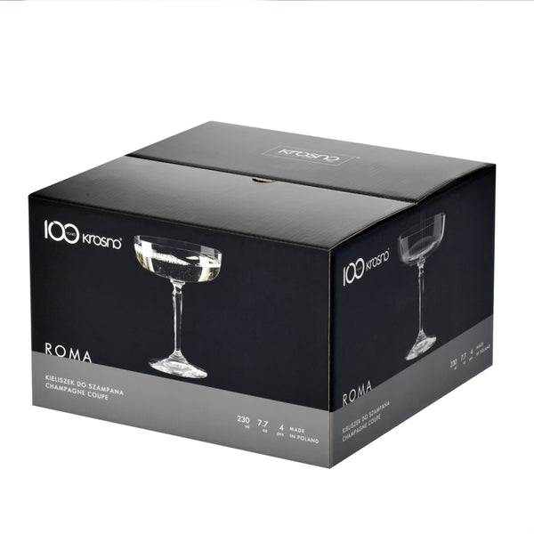 ROMA Coupe Glasses - Set of 4
