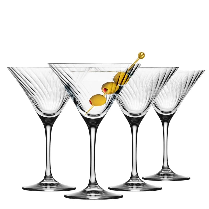 Krosno Lumi Martini Glasses - Set of 4