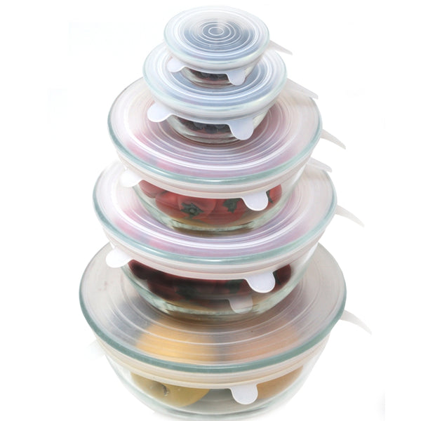 Stretch & Fit Silicone Lids - Set of 5