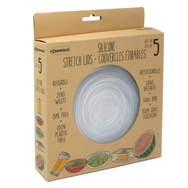 Stretch & Fit Silicone Lids - Set of 5