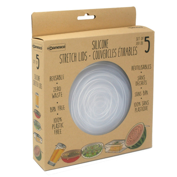 Stretch & Fit Silicone Lids - Set of 5