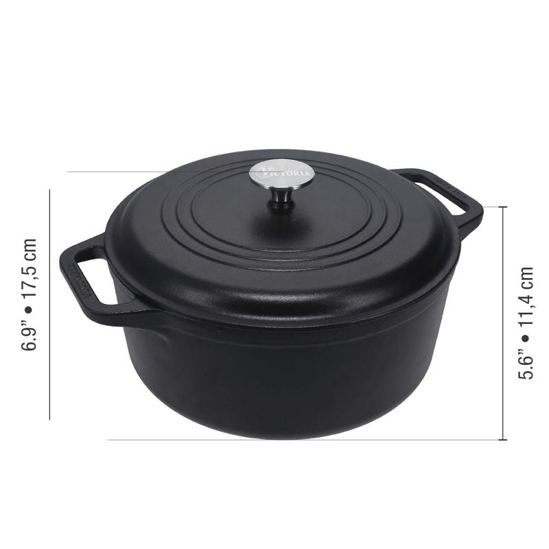 Cast Iron Dutch Oven - 6.6L