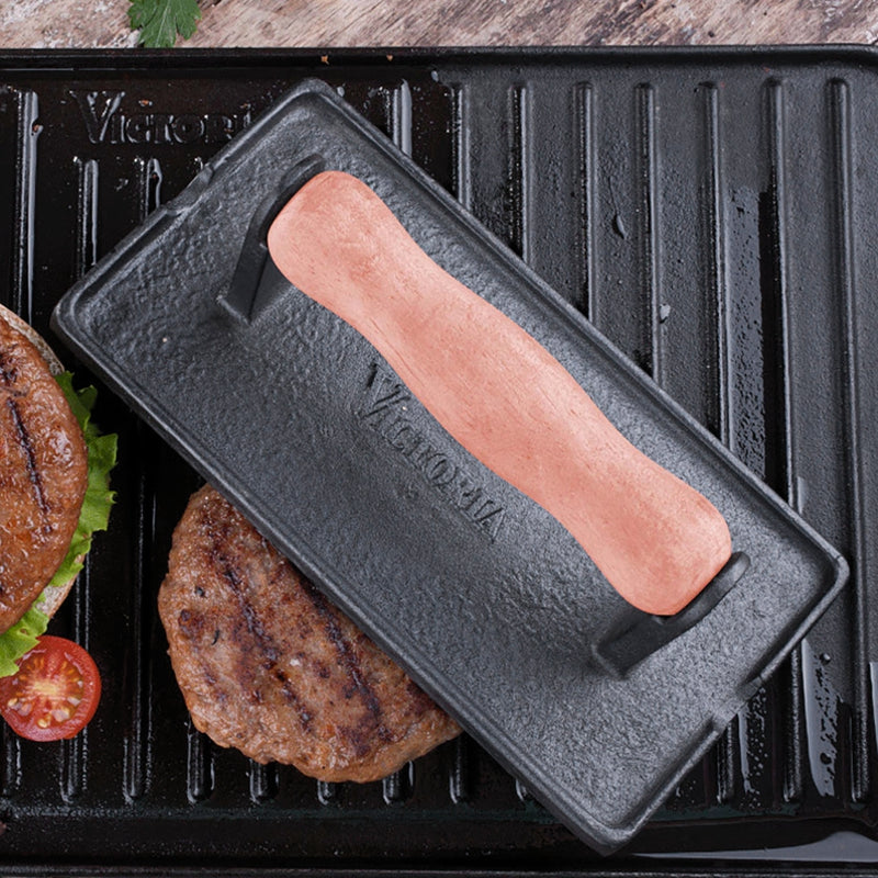 Cast Iron Meat & Bacon Press
