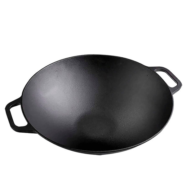 Victoria Cast Iron Wok - 14 inch