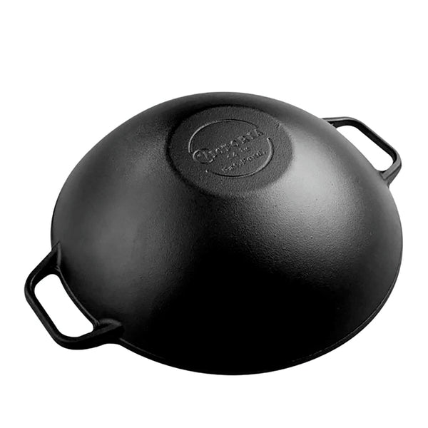 Victoria Cast Iron Wok - 14 inch