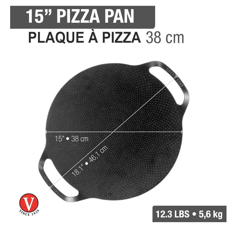 Victoria Cast Iron Pizza Pan - 15