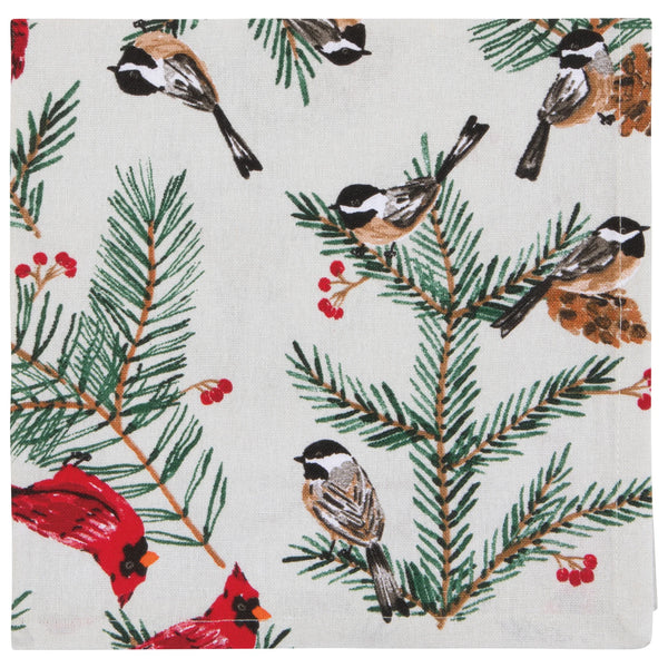 Birds & Boughs Christmas Napkins - Set of 4