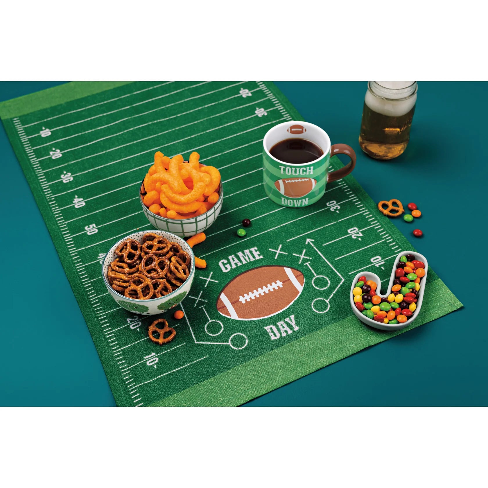 Game Day Football Dishtowel