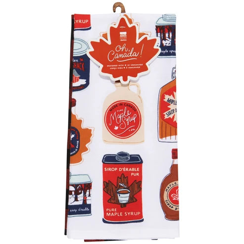 Maple Syrup Dishtowels - Set of 2