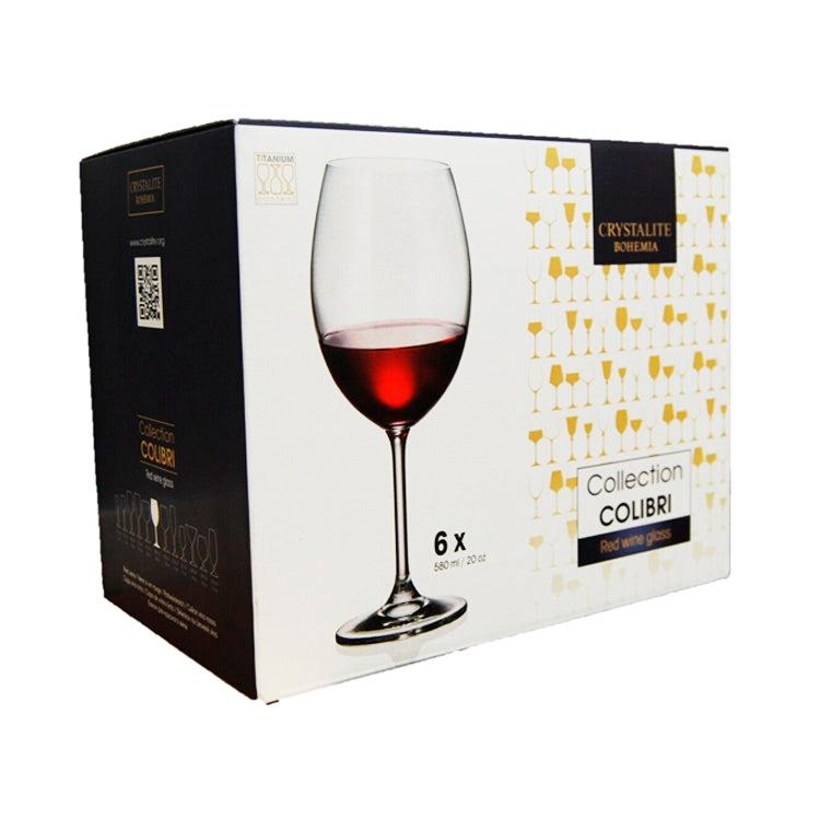 Colibri Red Wine Glasses - Set of 6