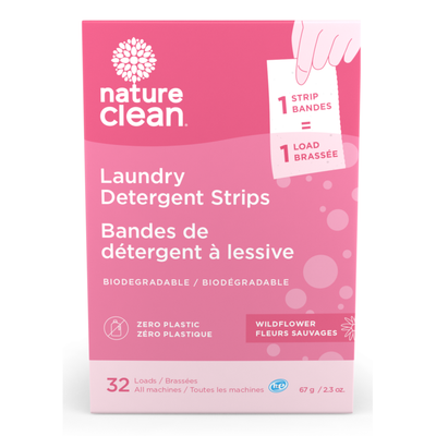 Nature Clean Laundry Detergent Strips