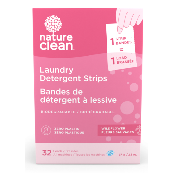 Nature Clean Laundry Detergent Strips