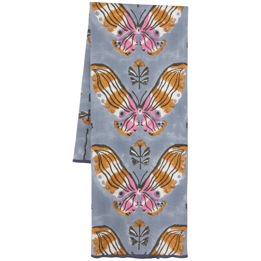 Aurora Block Print Dishtowel