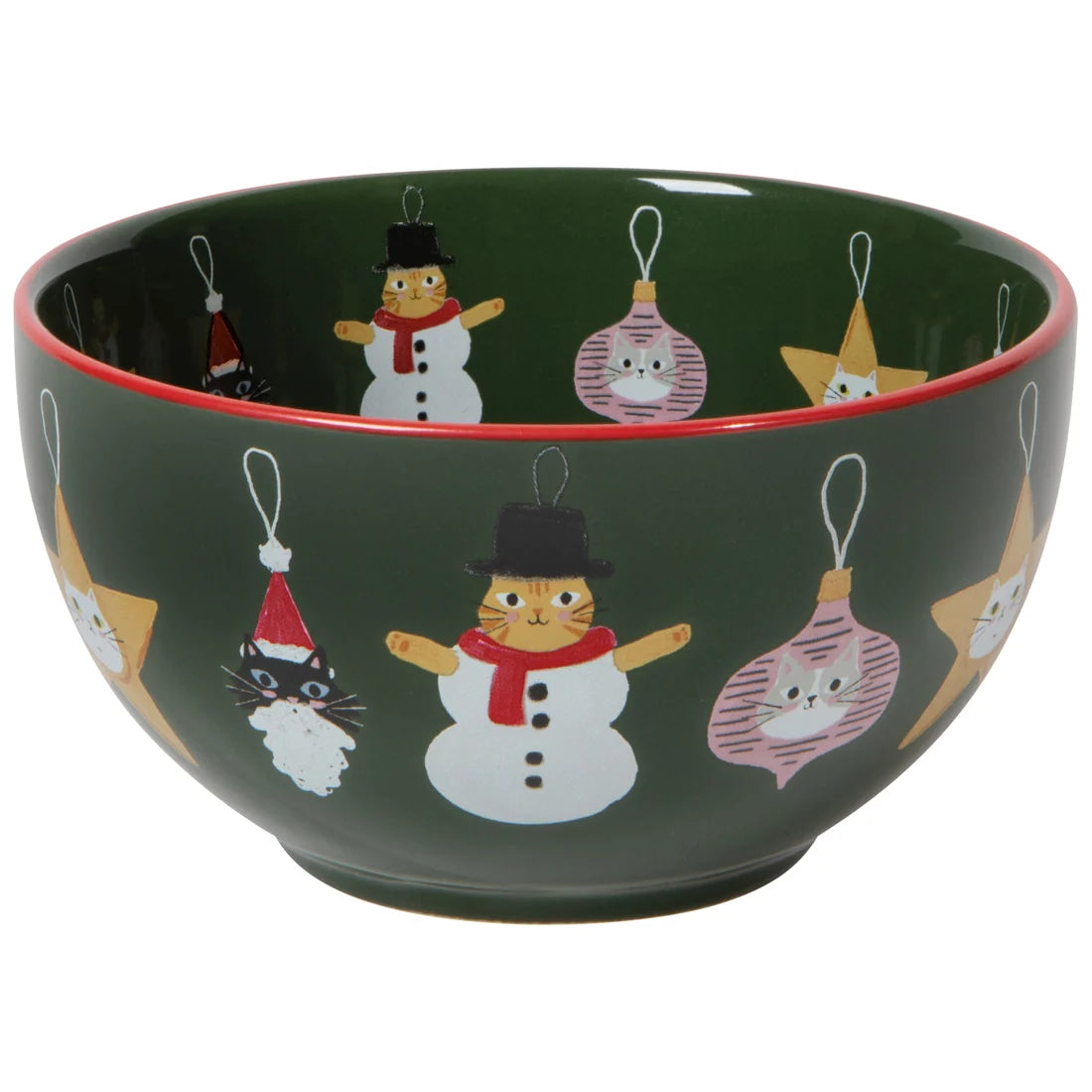 Bauble Cats Christmas Bowls