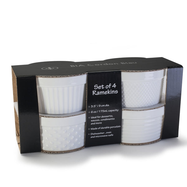 Textured Ramekins - Set of 4 (6oz)