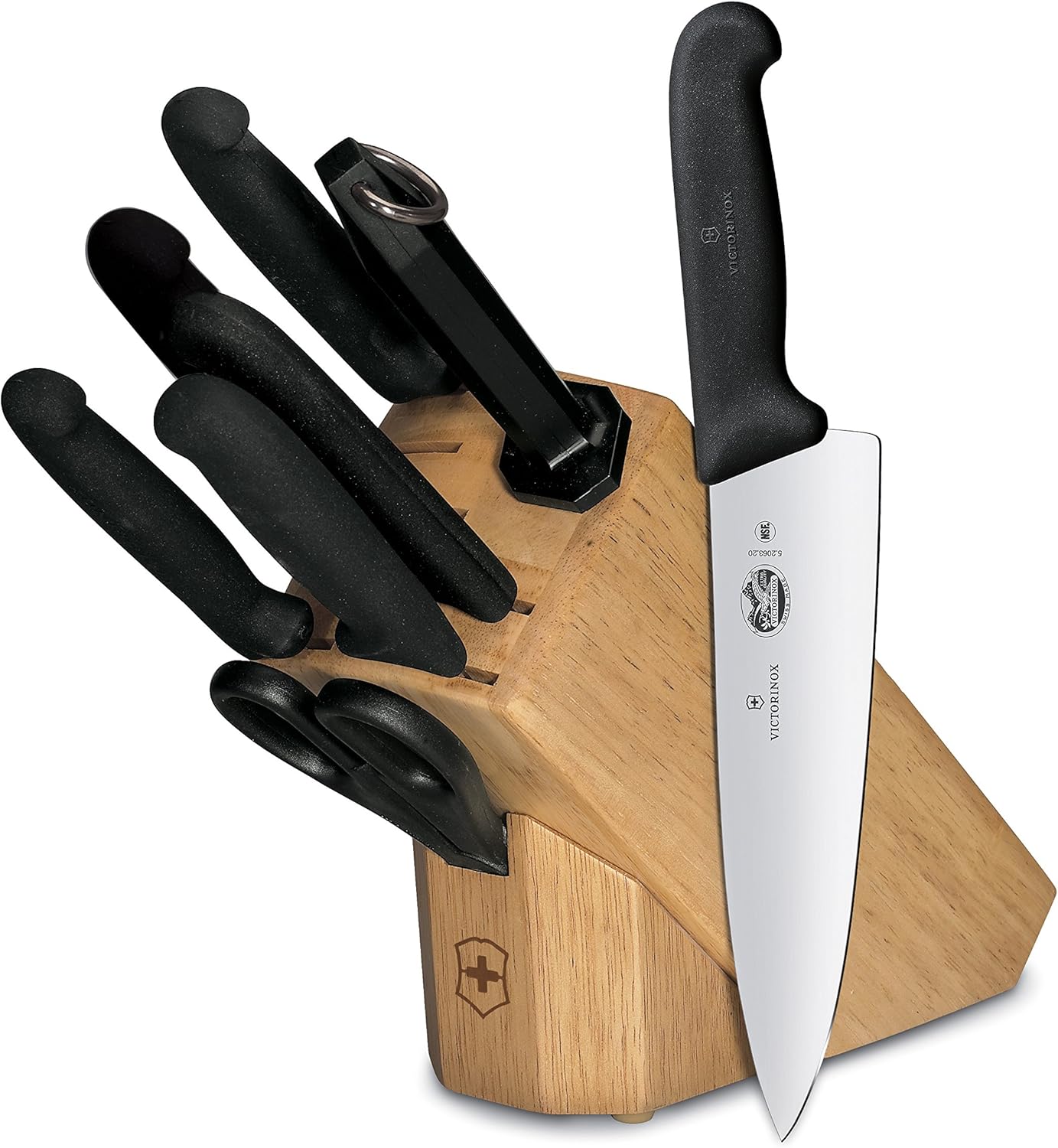 Victorinox 8 -Piece Fibrox Knife Block Set