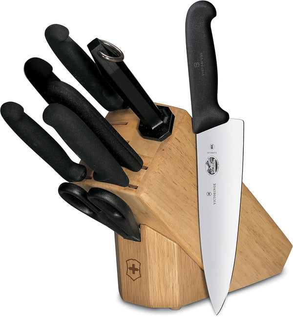 Victorinox 8 -Piece Fibrox Knife Block Set