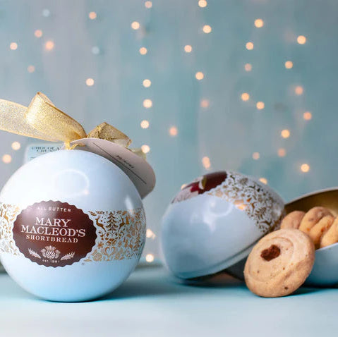 Mary Macleod's Blue Ornament Tin of Cookies