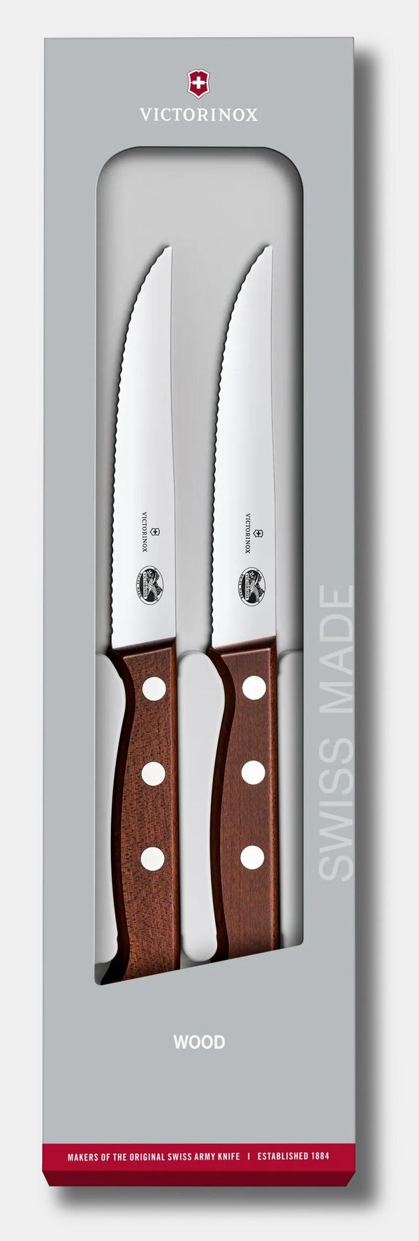 Victorinox Wood Steak Knives - Set of 2