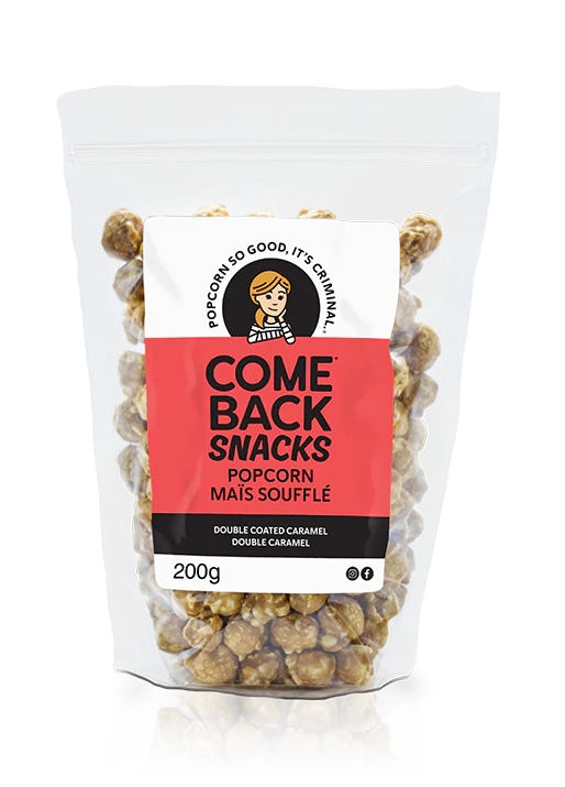 Comeback Snacks Double Coated Caramel Popcorn