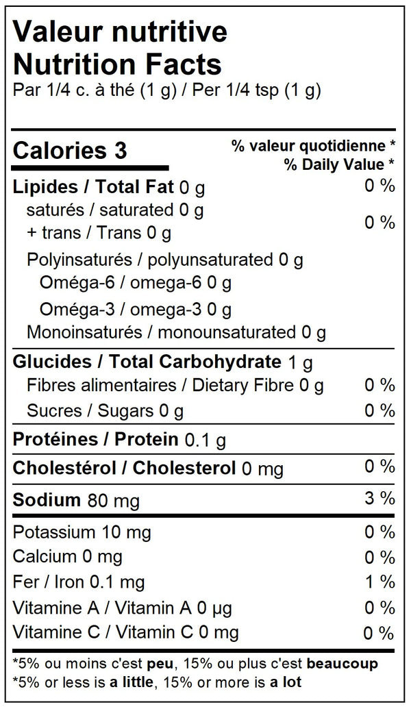 Quebec Maple Smoked Salt - Kanel Spices
