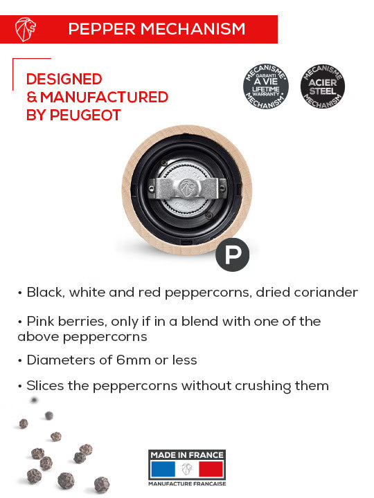 Peugeot Paris U'Select Pepper Mill Wood - 7