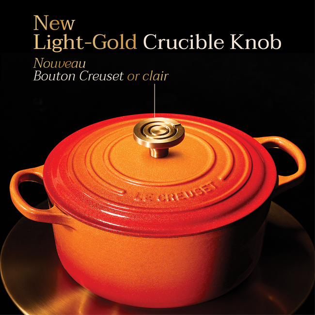 Le Creuset Round Dutch Oven - 5.3L (Flamme Dorée)