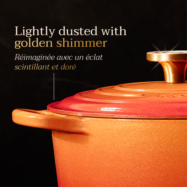 Le Creuset Round Dutch Oven - 5.3L (Flamme Dorée)