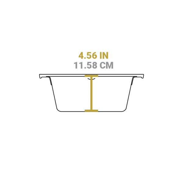 Lodge 5 qt Cast Iron Double Dutch Oven