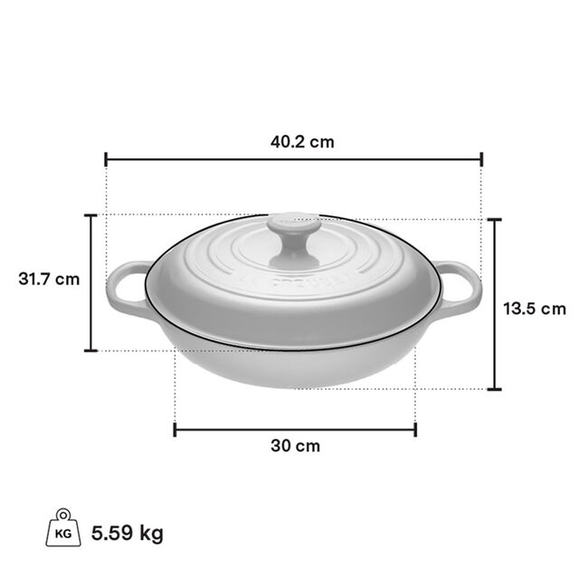Le Creuset Braiser with Lid - 3.5L