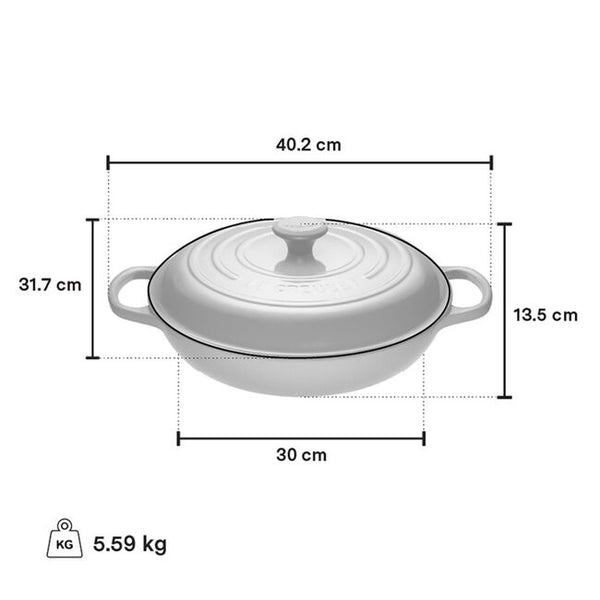 Le Creuset Braiser with Lid - 3.5L