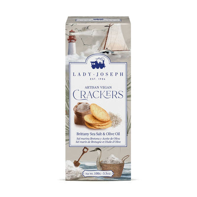 Artisan Vegan Crackers - Sea Salt & Olive Oil