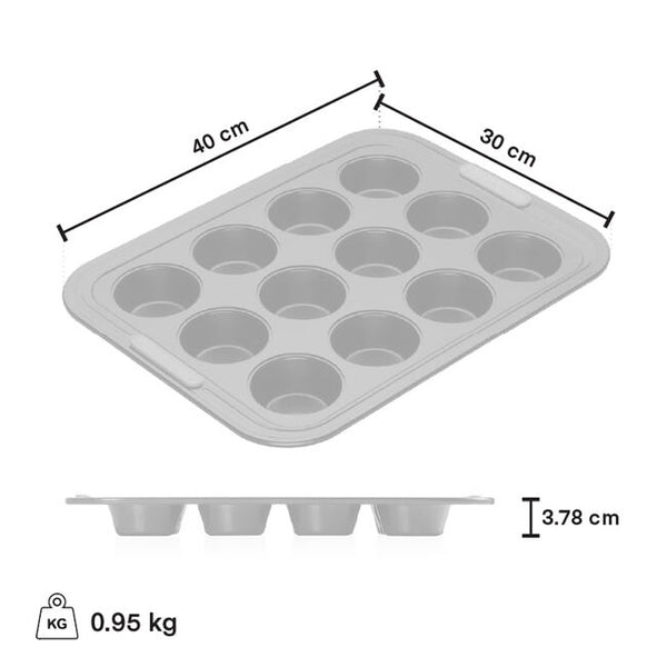 Le Creuset Muffin Tray - 12 Cup