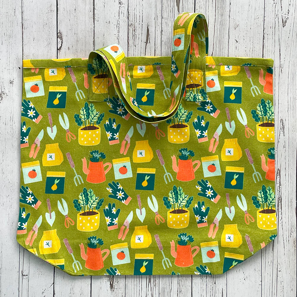 Mahogany Planting a Garden Tote Bag
