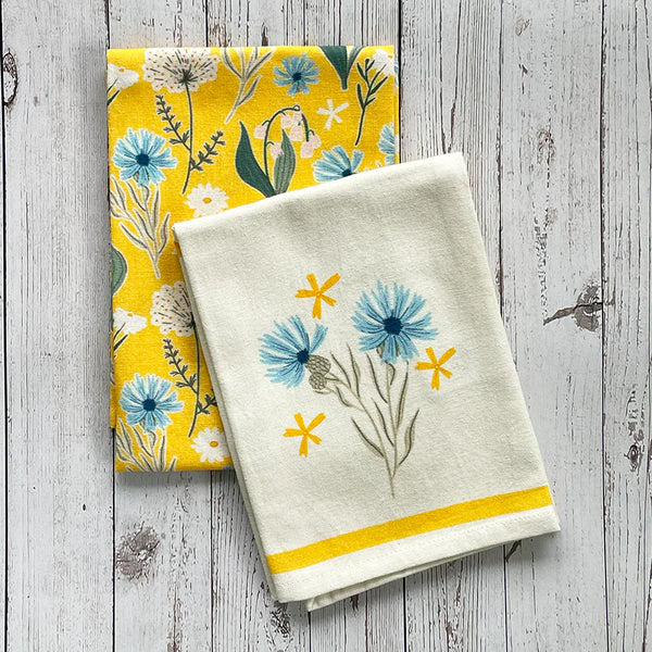 Sweet Blossoms Kitchen Towel - Set of 2