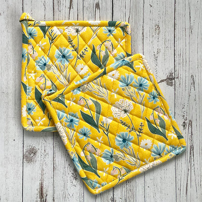 Sweet Blossoms Pot Holder - Set of 2