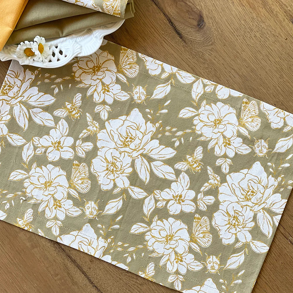 Mahogany Moss Placemats - Set of 4