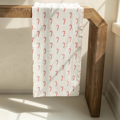 Mahogany Candy Cane Table Runner