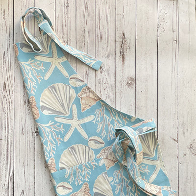 Mahogany Shells Aqua Apron